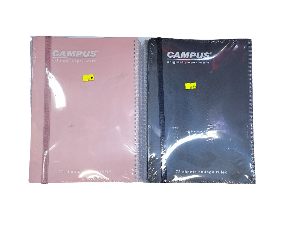 3 מחברות ספירלה רכה איכותיות A4 שורה קמפוס CAMPUS