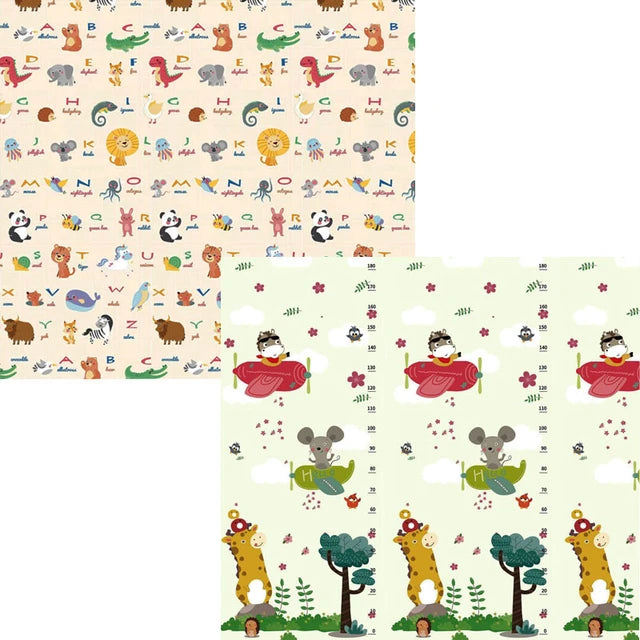 שטיח פעילות מתקפל עם תיק 200×180 ס"מ