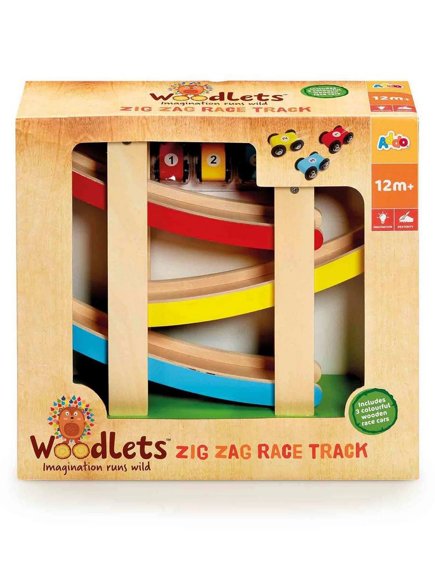 מסלול מכוניות מתגלשות מעץ