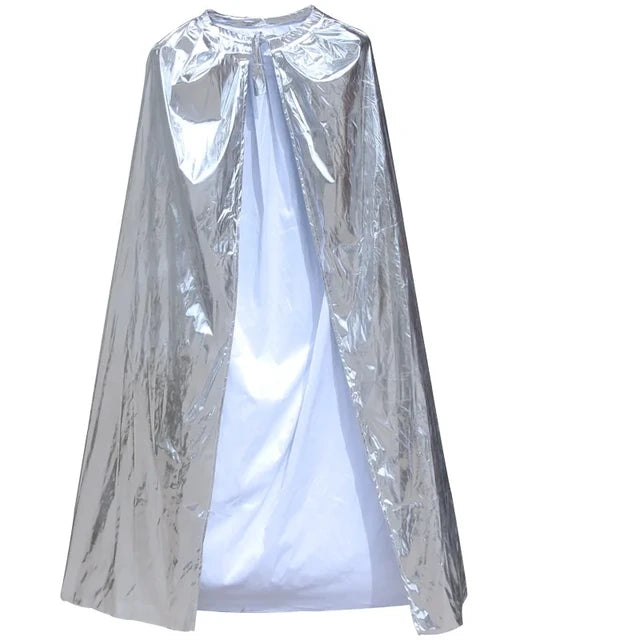 גלימה מטאלית כסופה 120 ס"מ