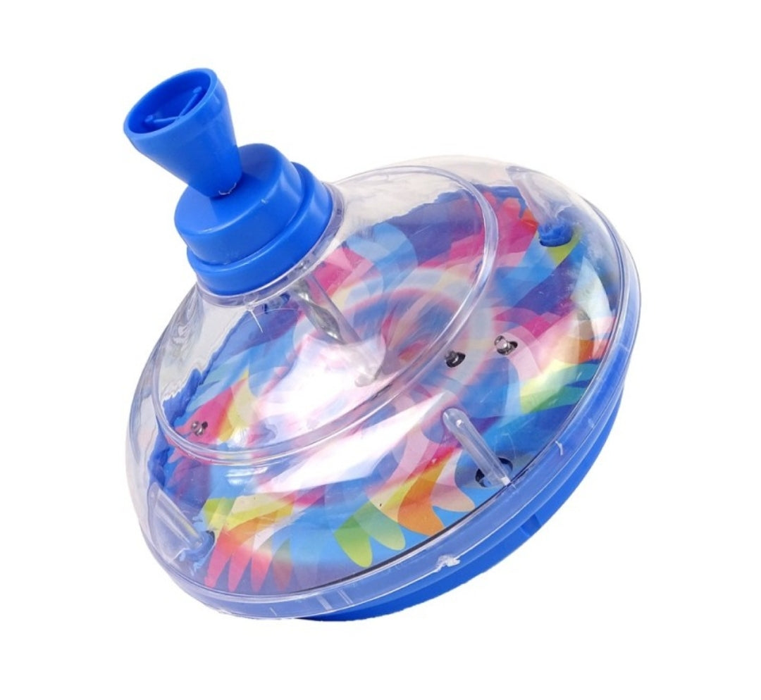 סביבון שקוף מאיר מנגן ושר בעברית