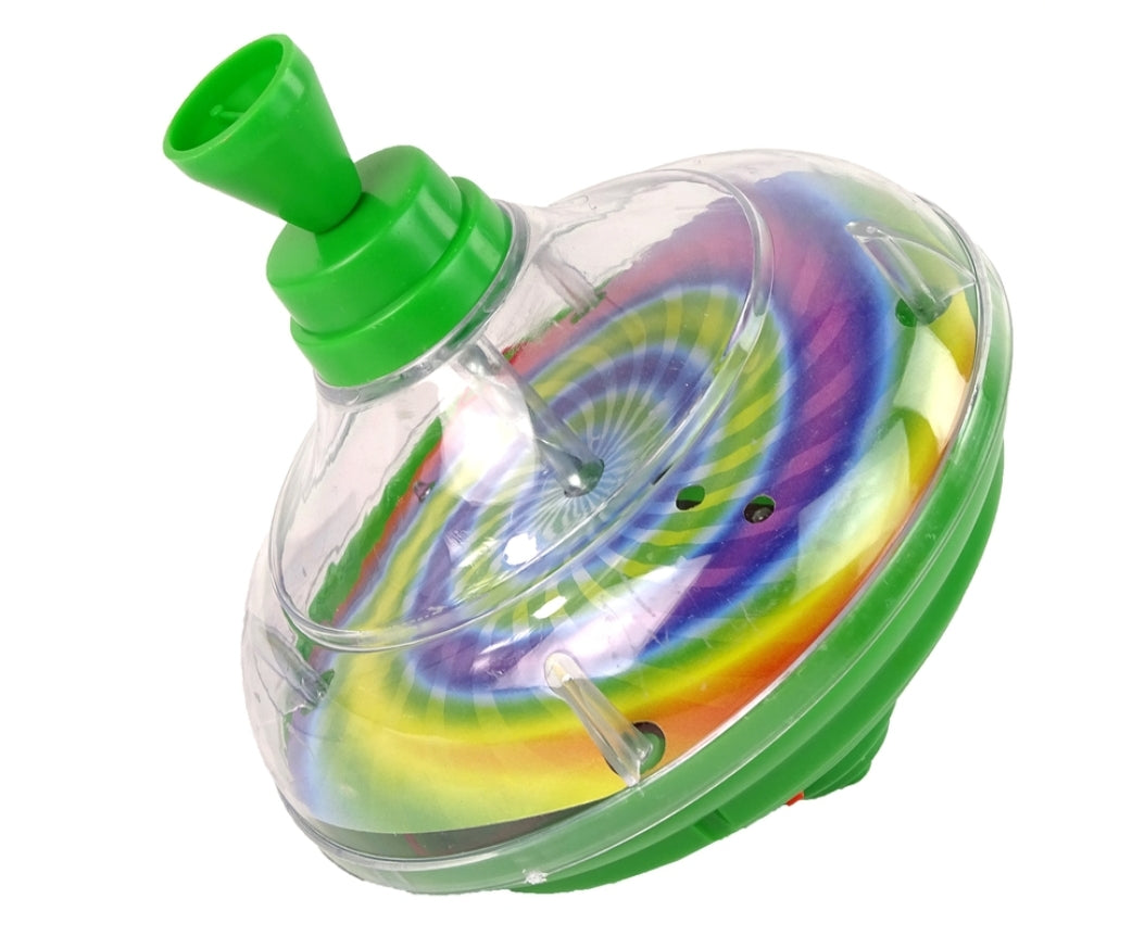 סביבון שקוף מאיר מנגן ושר בעברית