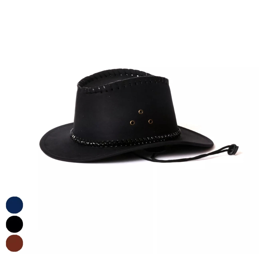 כובע קאובוי זמש ילדים