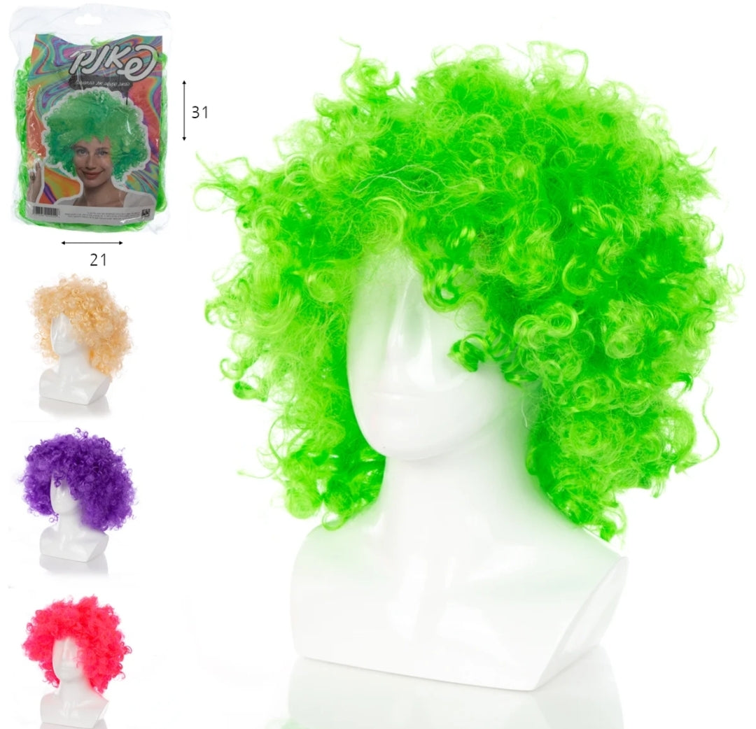 פאה אפרו צבעוני תלתלים