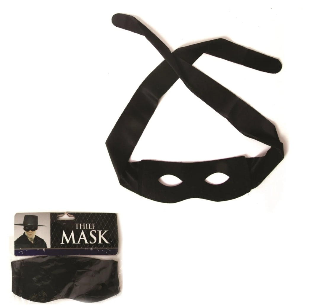 מסכה שחורה מבד לעיניים מסיכת זורו