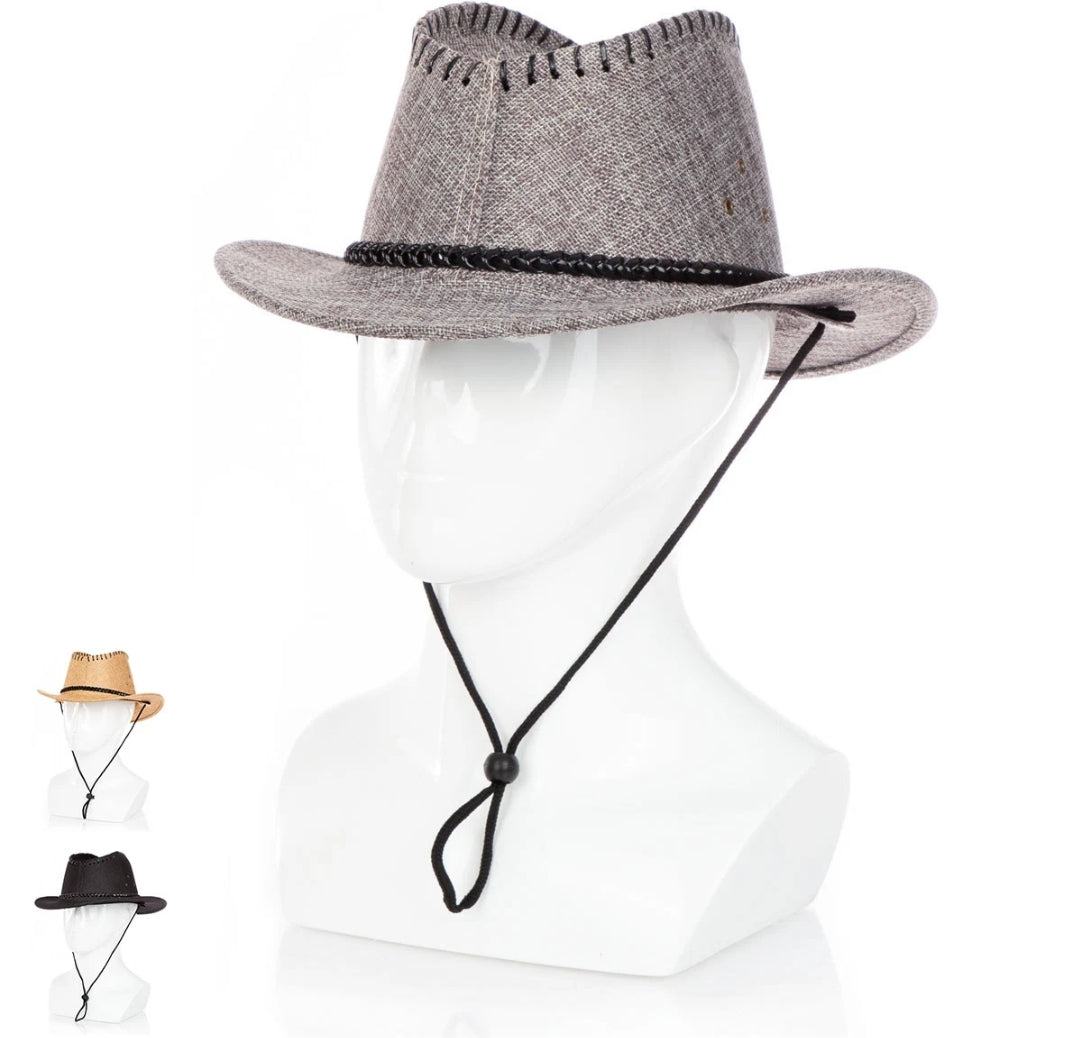 כובע קאובוי מבד