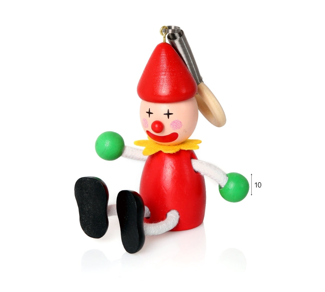 ליצן תלוי על קפיץ