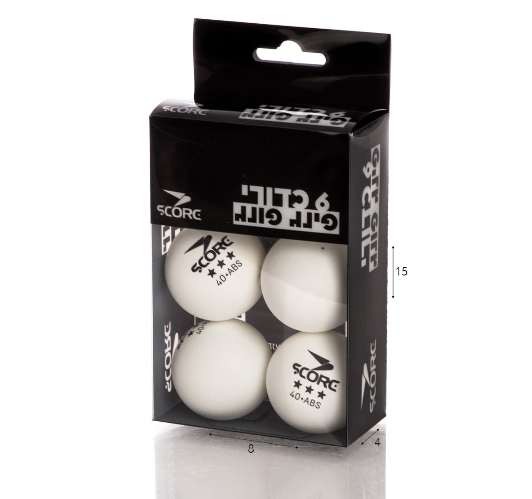 כדורי פינג פונג 3 כוכבים איכותיים 6 במארז