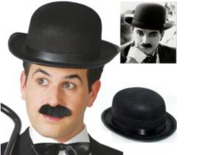 כובע שחור מעוגל צ'רלי צ'פלין