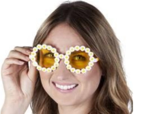 משקפיים פרחים