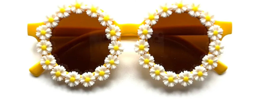 משקפיים פרחים