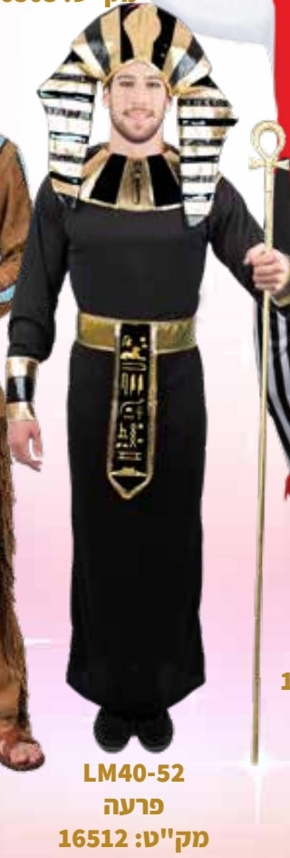 תחפושת פרעה מבוגרים