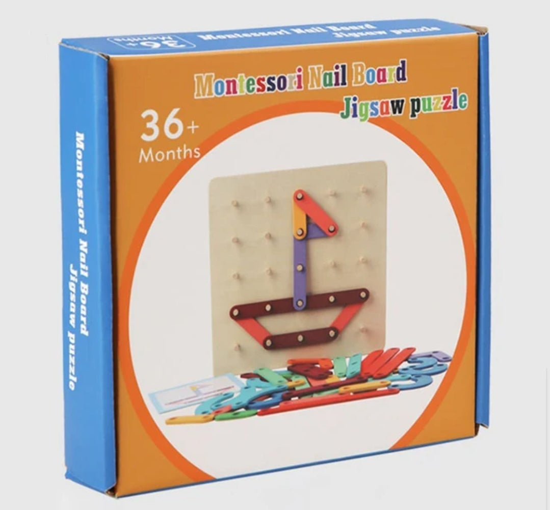 משחק הרכבה לוח פינים