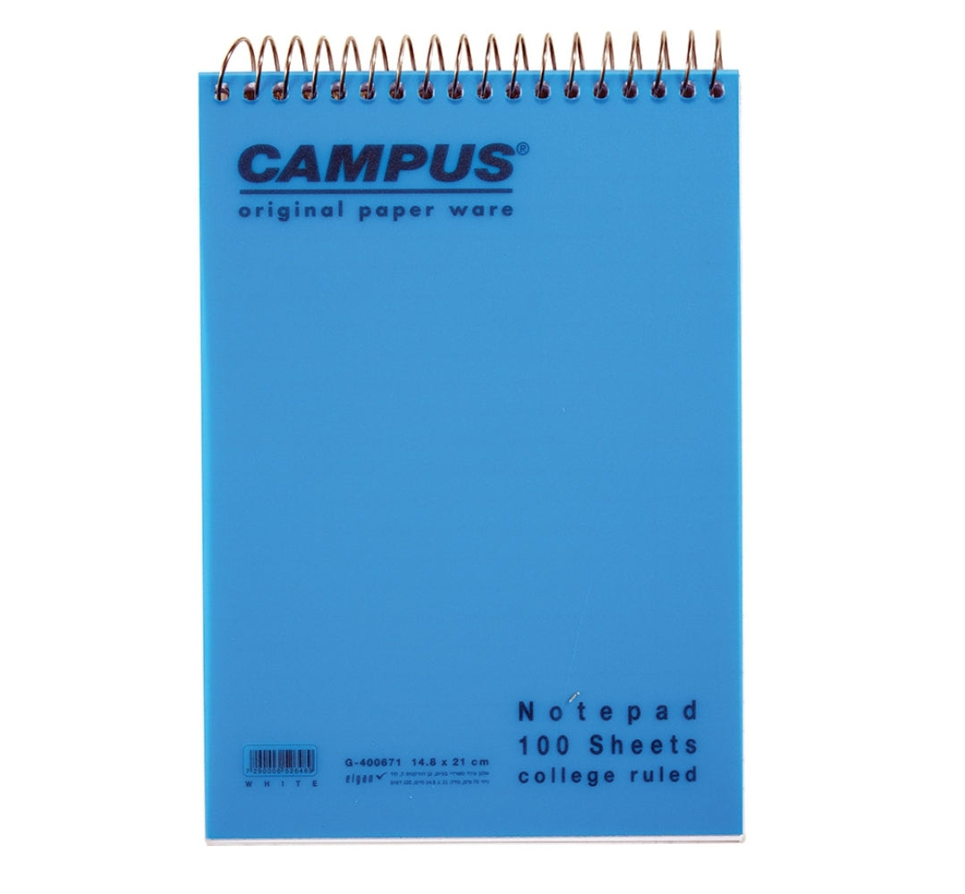 בלוק כתיבה קמפוס a5