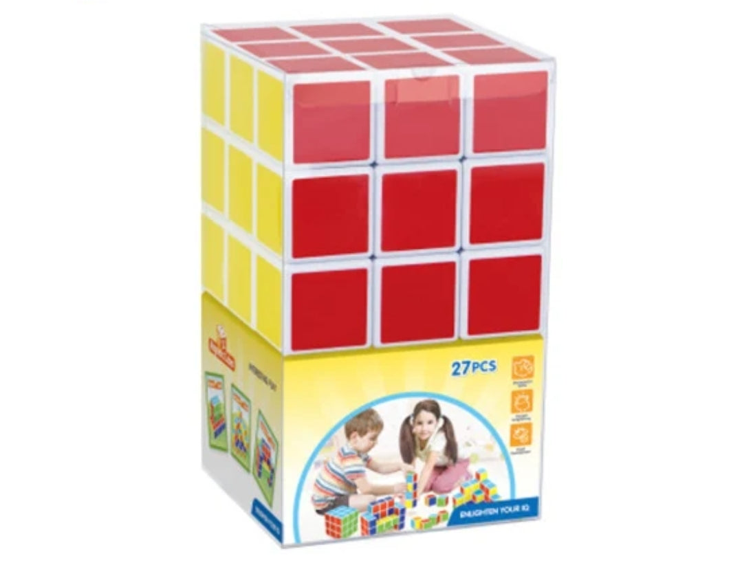 קוביות מגנטיות גדולות 27 חלקים