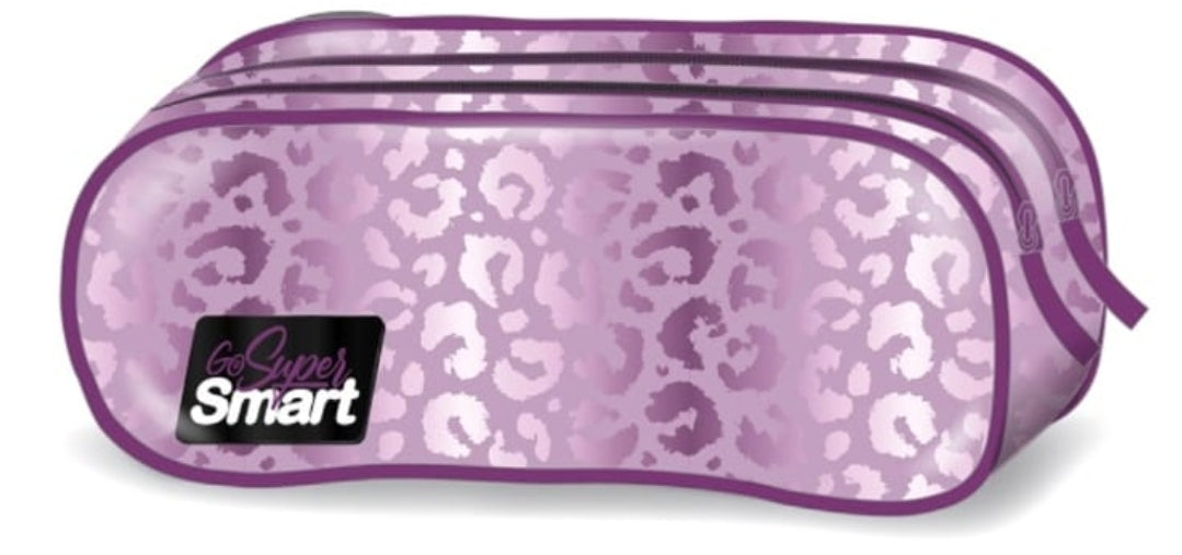 קלמר 2 תאים סגול מנומר Smart