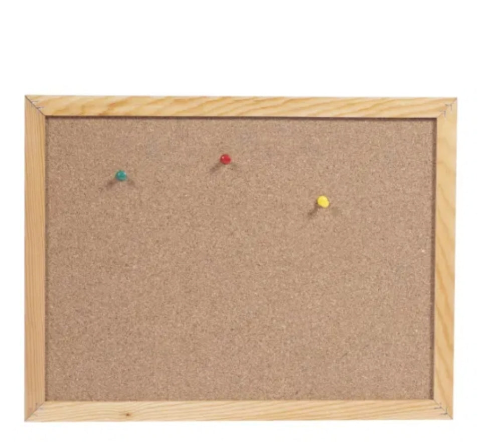 לוח שעם מסגרת עץ 30×40 ס"מ