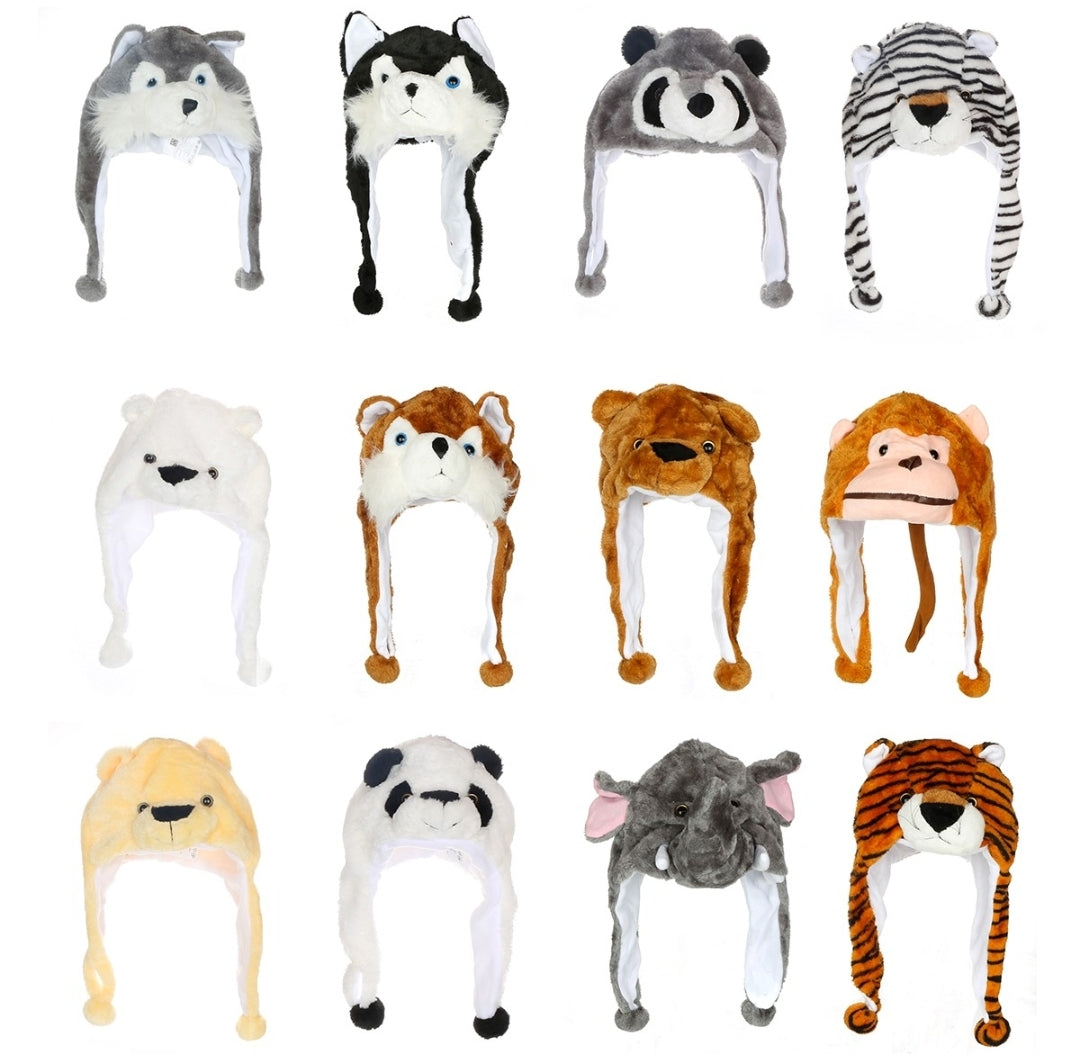 כובע חיות לילדים