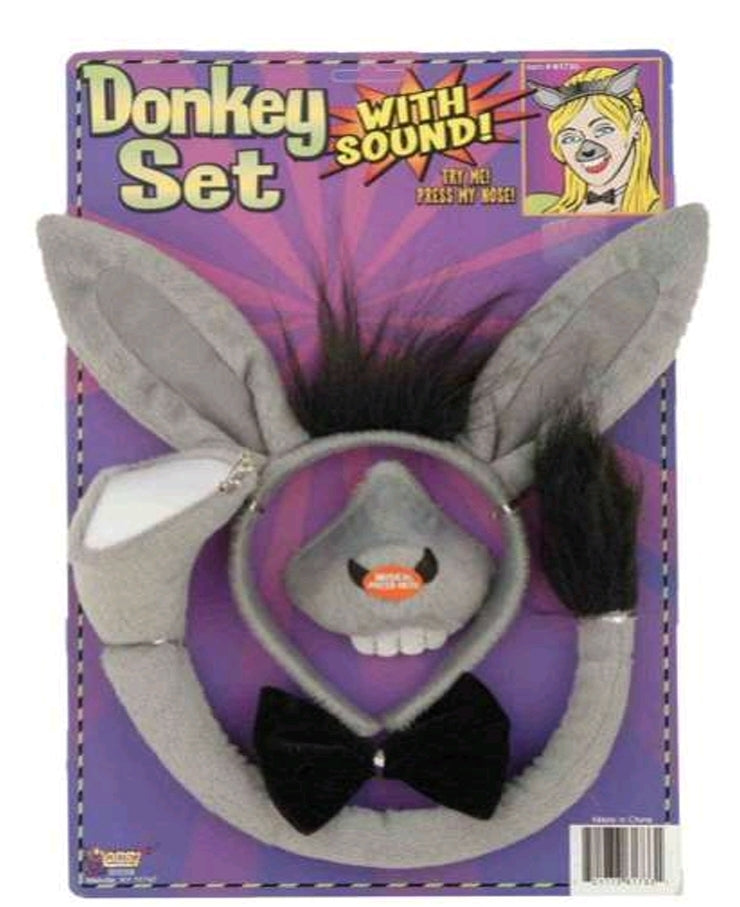 סט אביזרים לתחפושת חמור