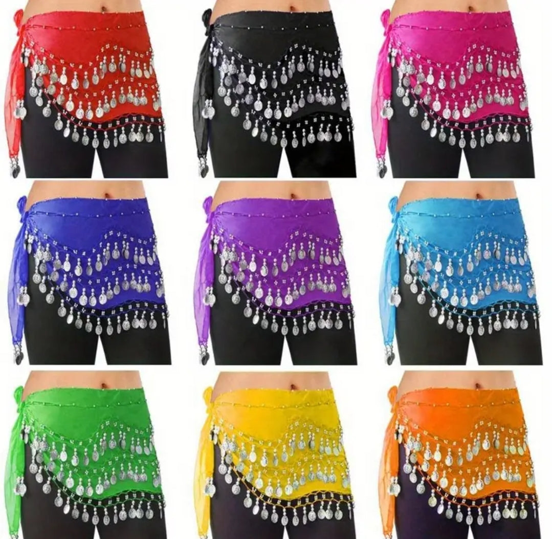 חצאית/מטפחת לרקדנית בטן