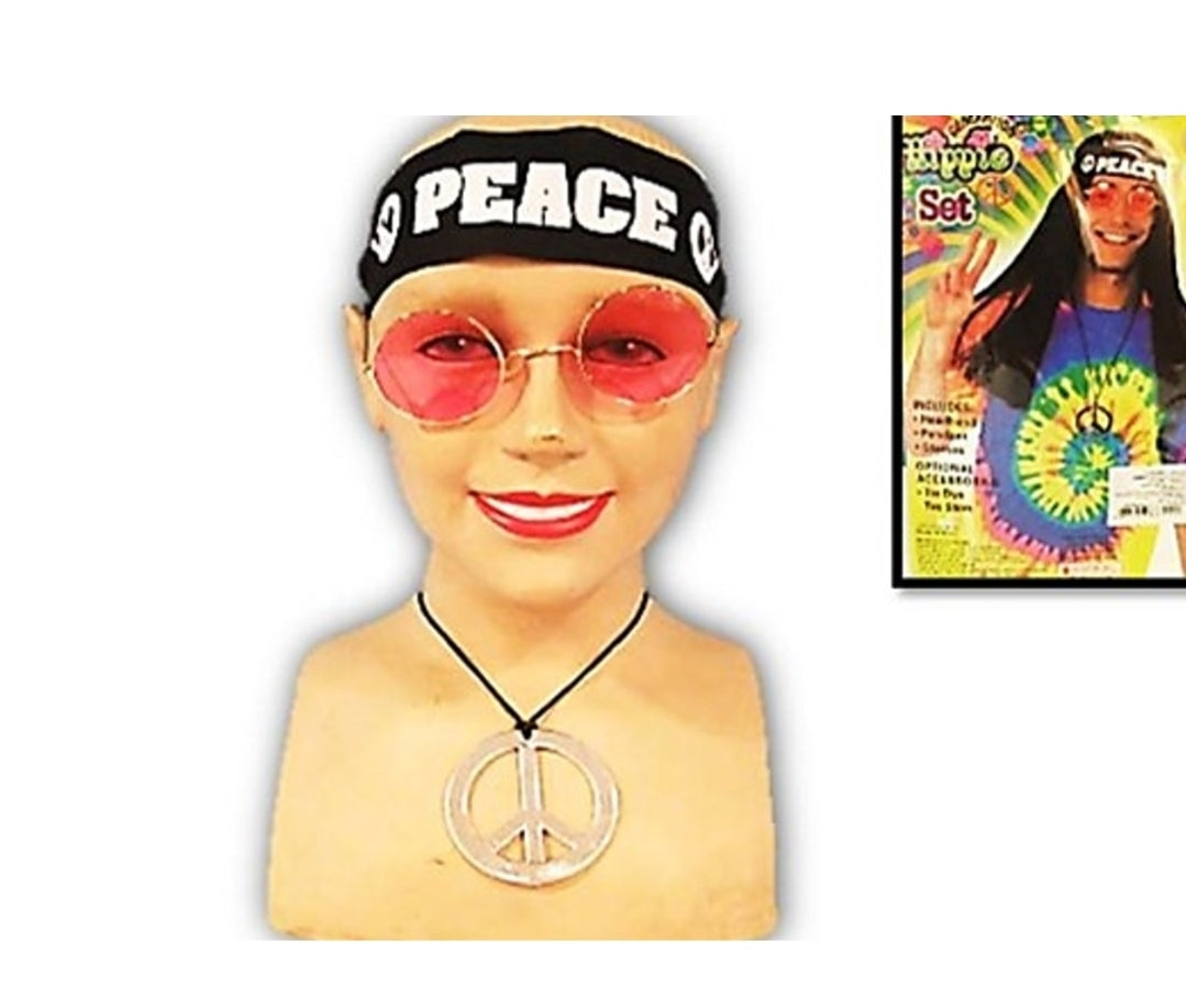 סט אביזרים לתחפושת היפי