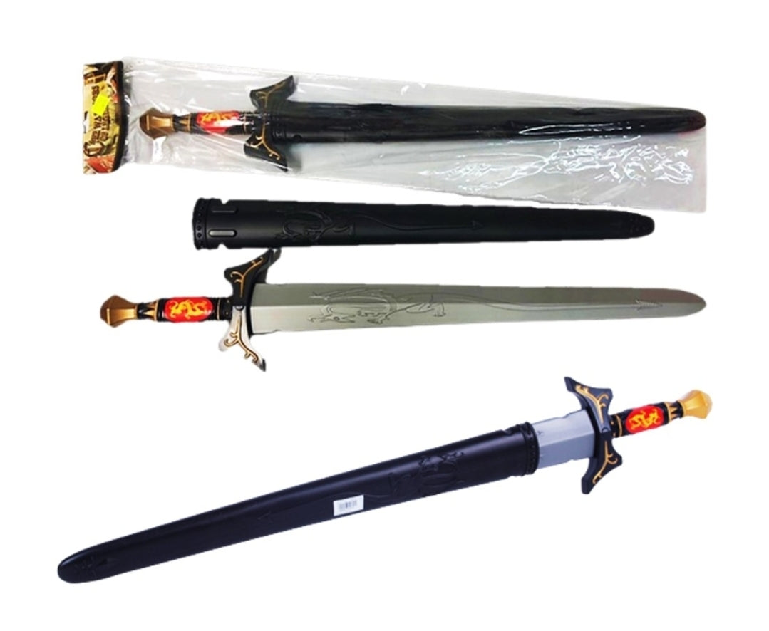 חרב לאביר מפלסטיק עם נדן