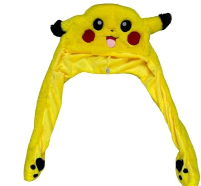 כובע פיקאצו עם אוזניים קופצות