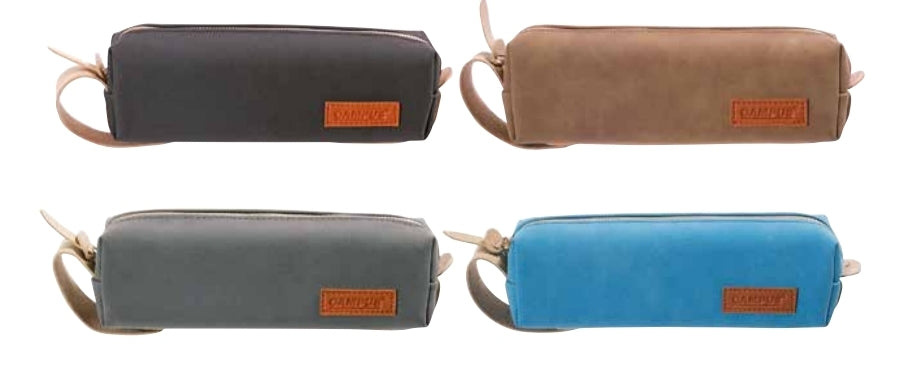 קלמר מרובע קמפוס עם ידית עור