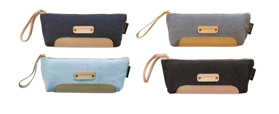 קלמר קמפוס עם ידית עור