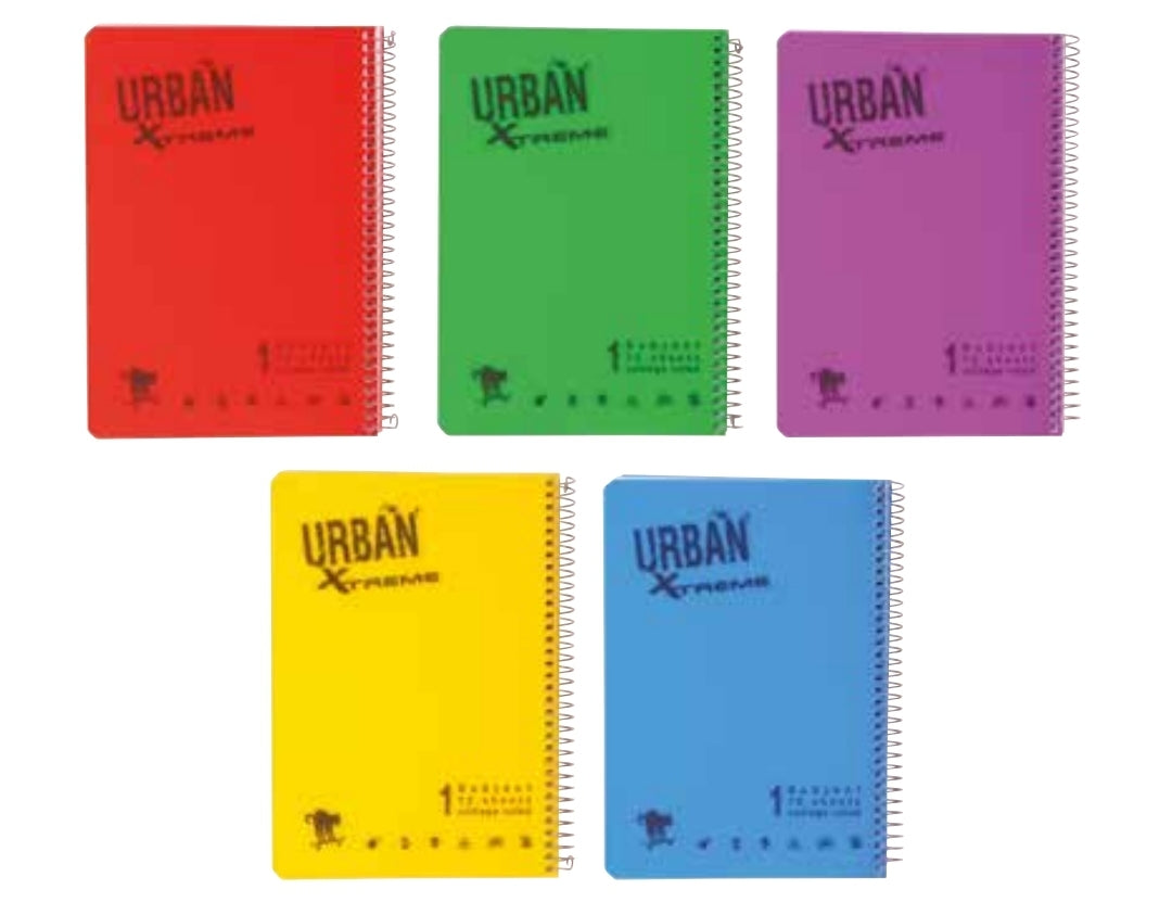 מחברות ספירלה קטן A5 Urban