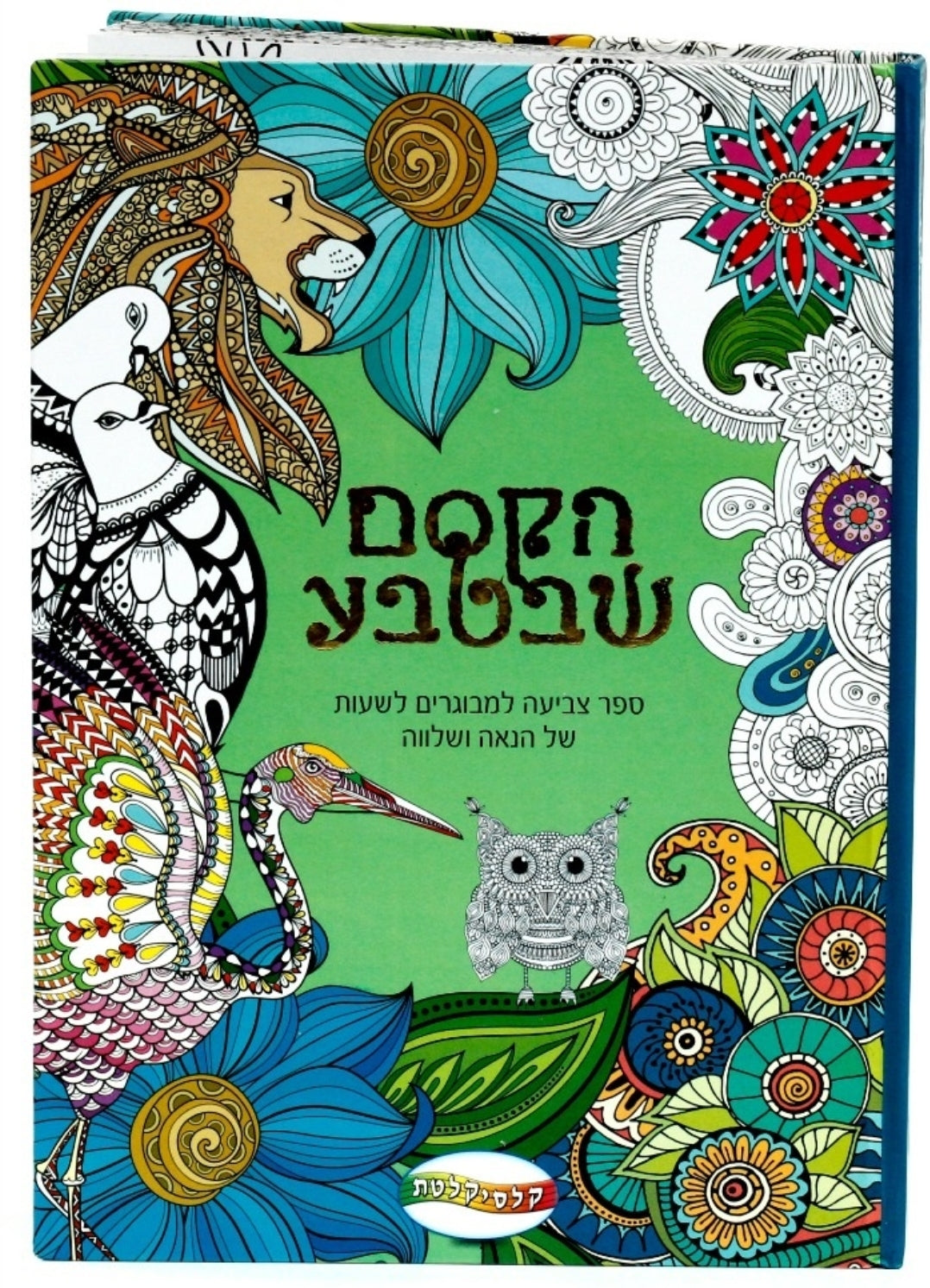 ספר צביעה מנדלות הקסם שבטבע