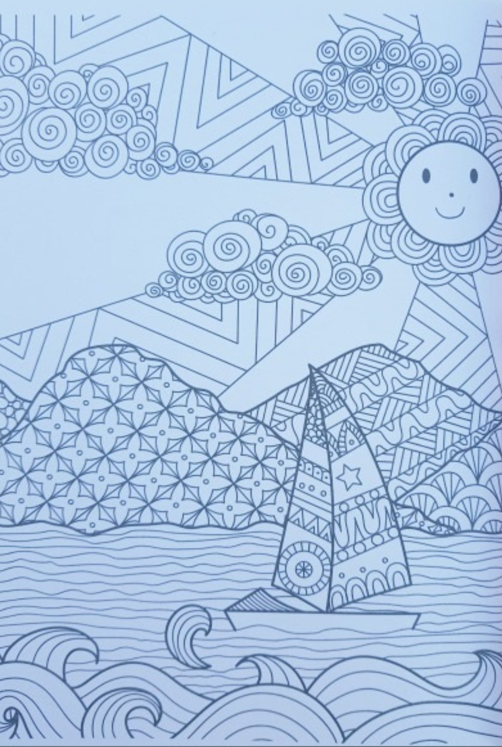 ספר צביעה מנדלות רגעים של רוגע