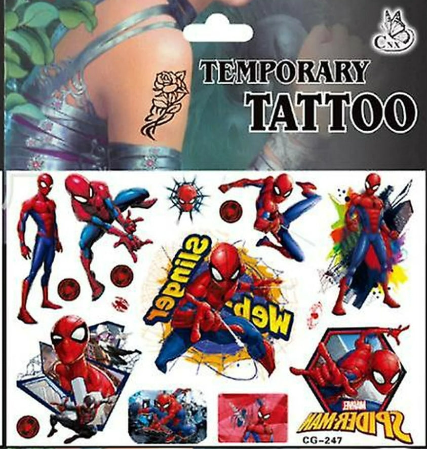 דף קעקועים ספיידרמן