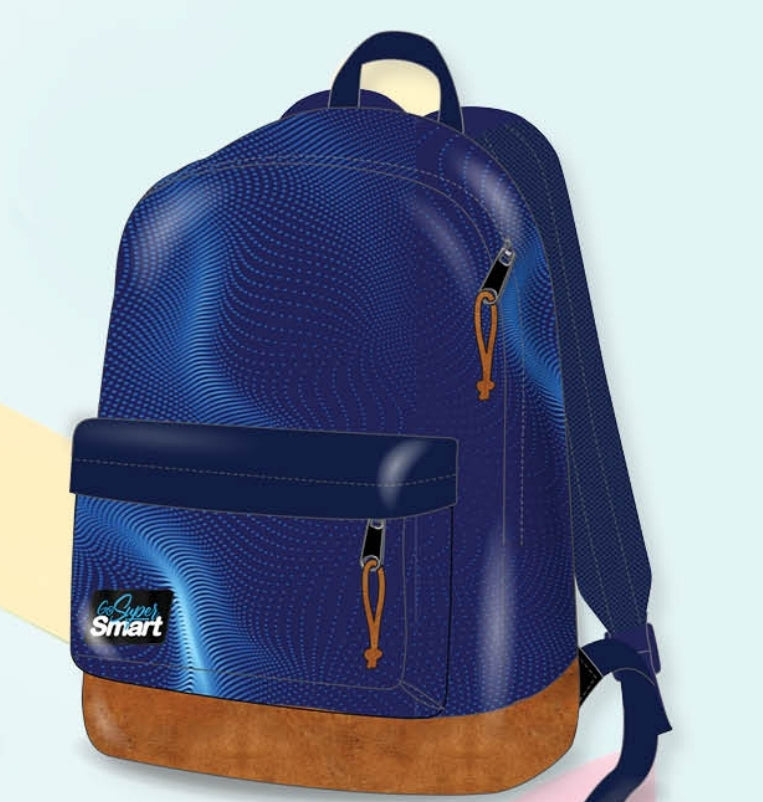 תיק לבית ספר כחול Smart