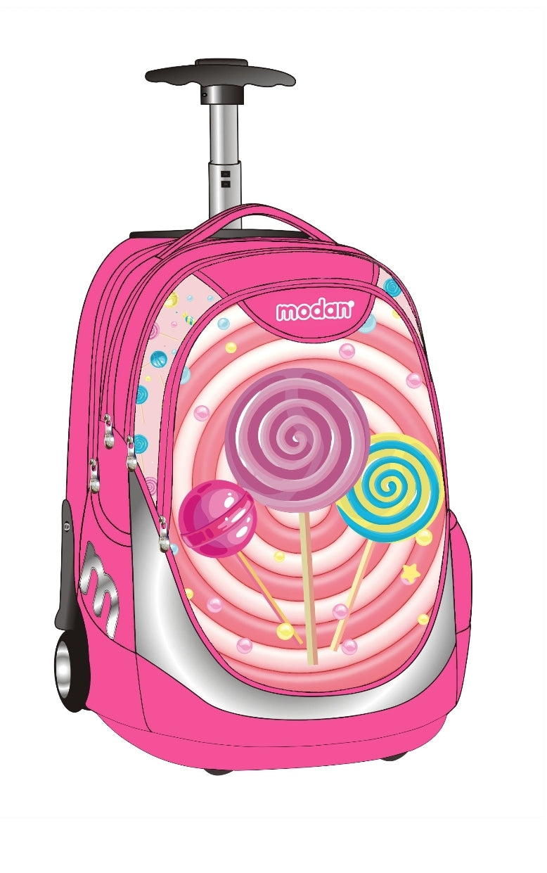 תיק מודן trolley 2in1 סוכריות על מקל
