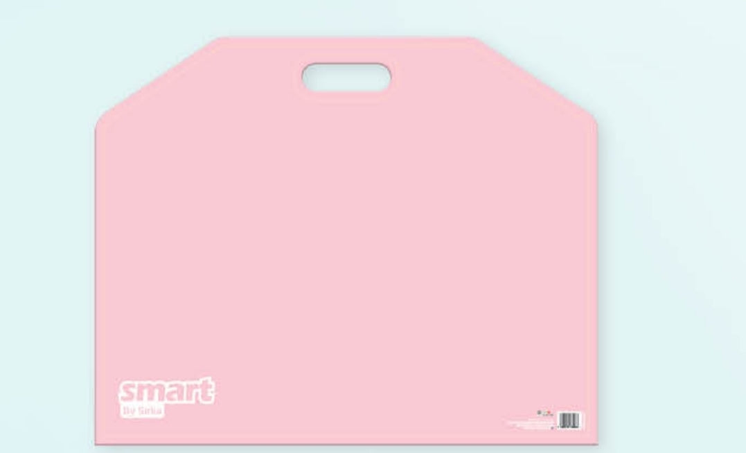 תיק ציור חלק בצבעי פסטל לבלוק ציור קטן 1/8 גיליון