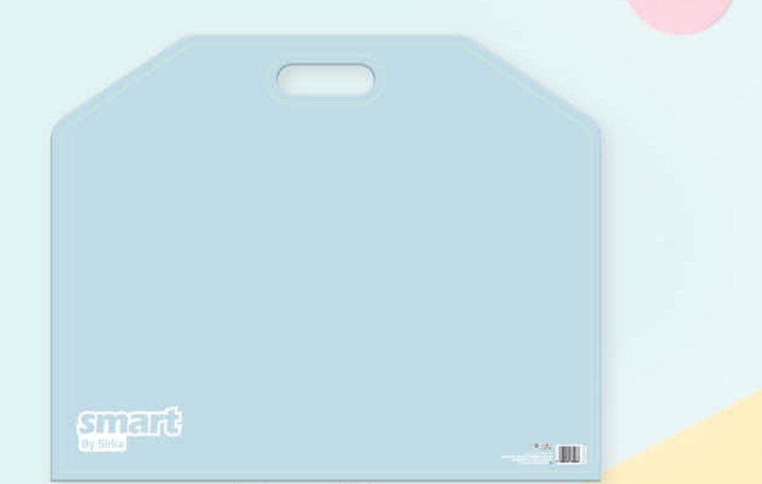 תיק ציור חלק בצבעי פסטל לבלוק ציור קטן 1/8 גיליון