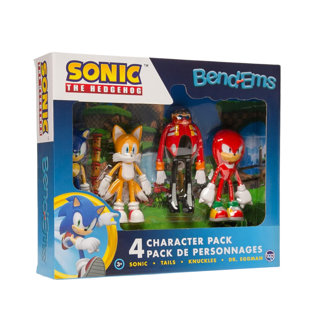 סוניק סט 4 דמויות גמישות