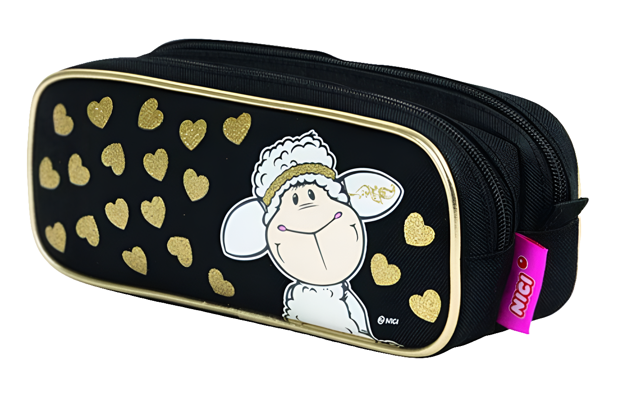 קלמר Nici לבבות זהב