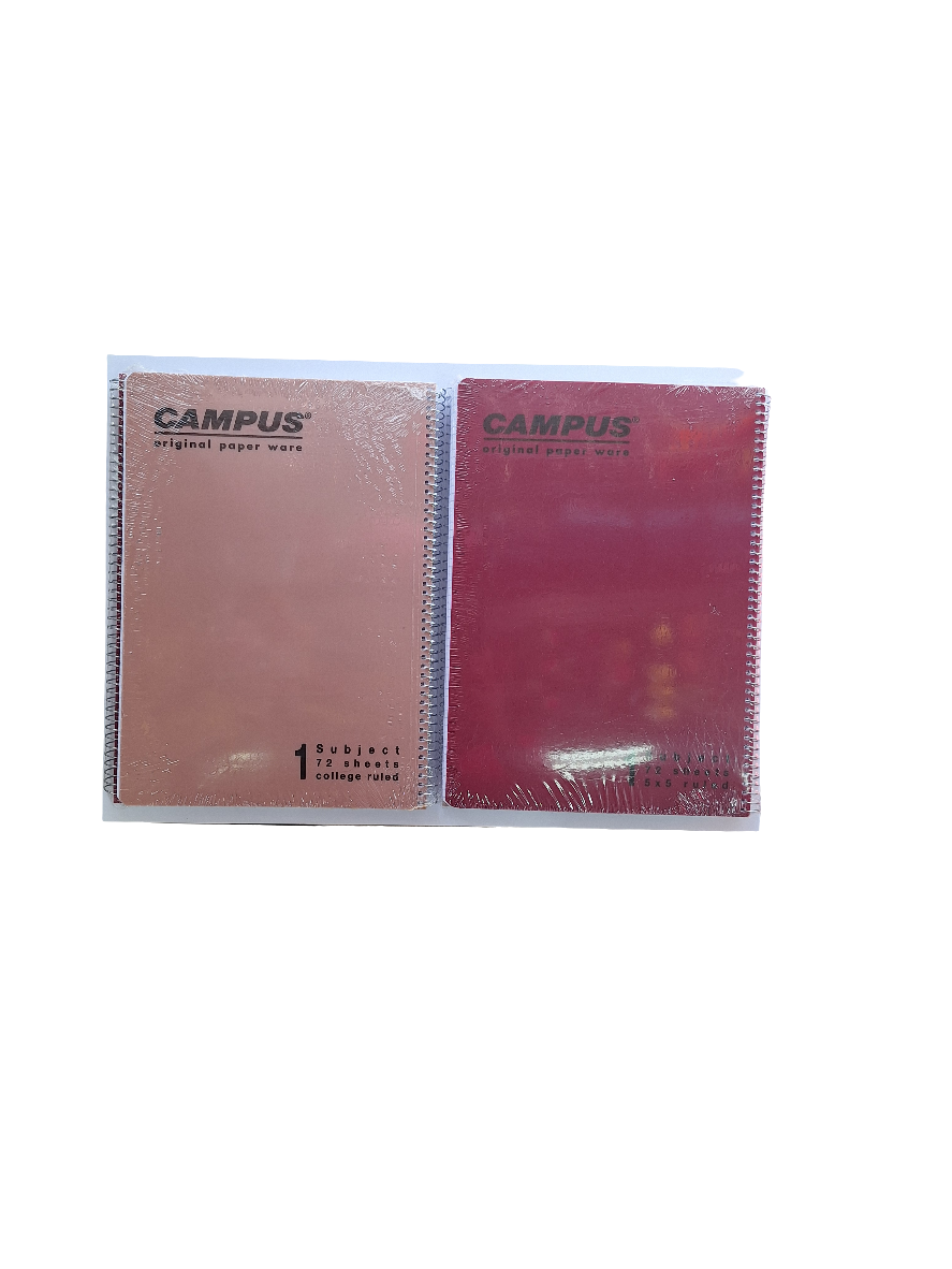 זוג מחברות קמפוס A4 ספירלה