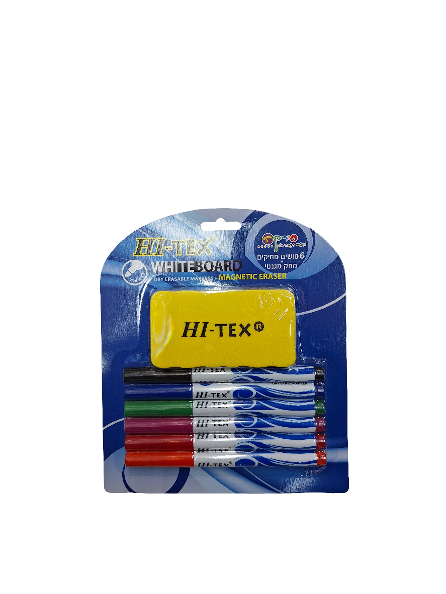 טושים ללוח מחיק עם ספוג