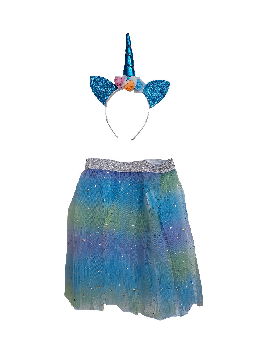 תחפושת חד קרן ורוד/תכלת