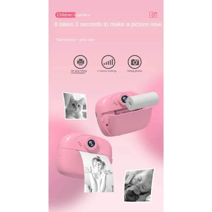 מצלמה דיגטלית מדפיסה לילדים