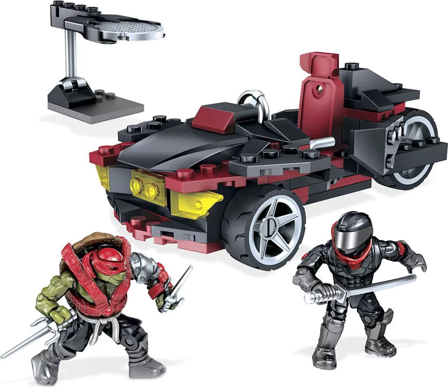 מגה בלוקס צבי הנינג'ה רפאל עם רכב