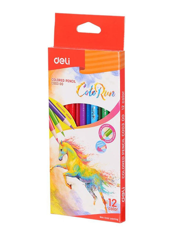 12 עפרונות צבעוניים Deli