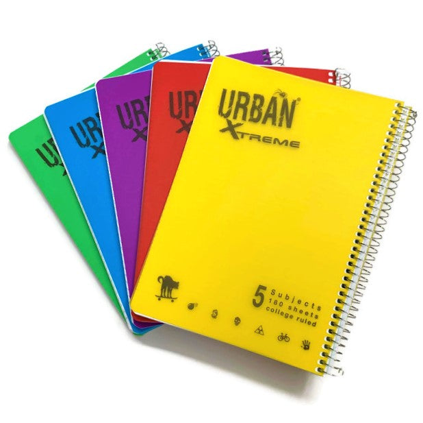 מחברת אורבן A4 5 נושאים שורה