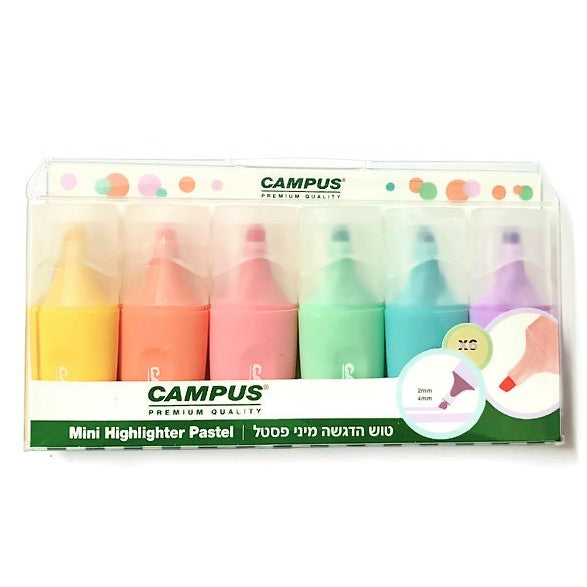 סט 6 מרקרים קטנים