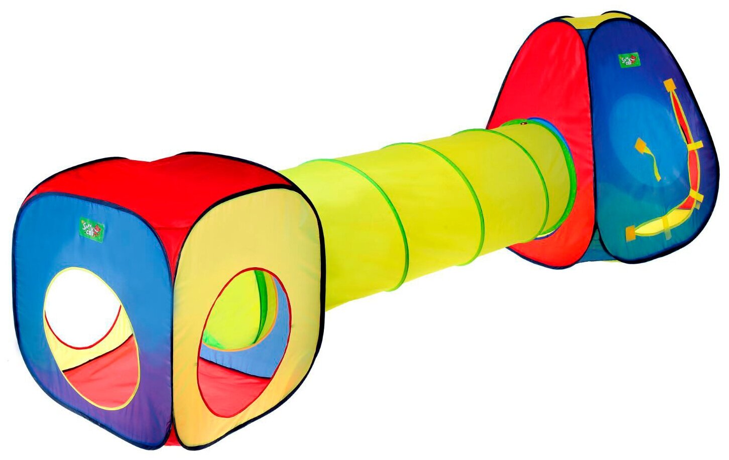 אוהל כדורים כפול עם מנהרה מתקפלים בתיק