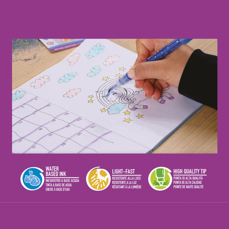 טושים עם נצנצים קריוקה