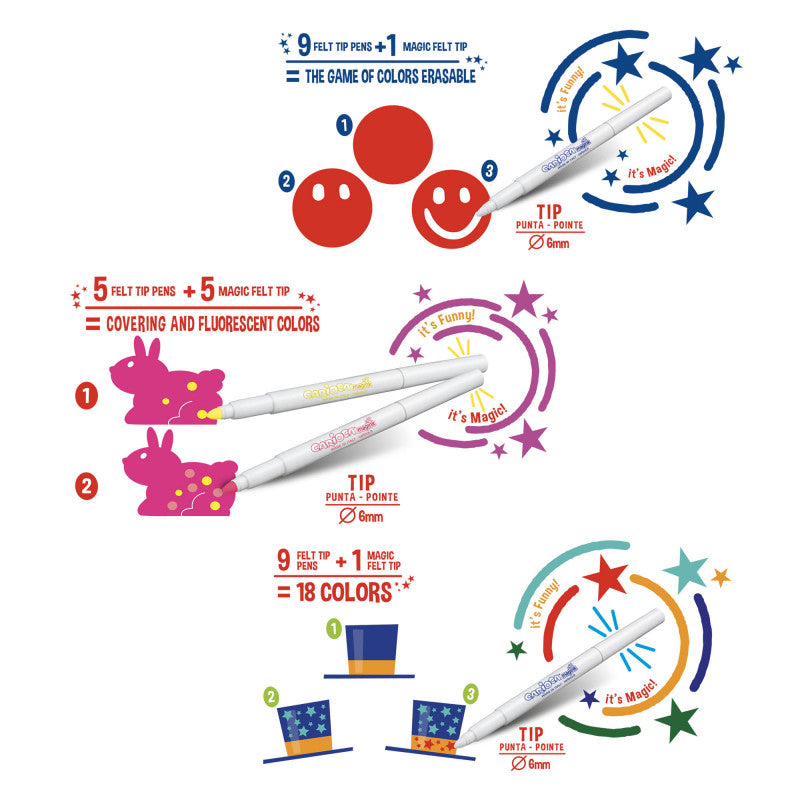 סט 30 טושי קסם קריוקה